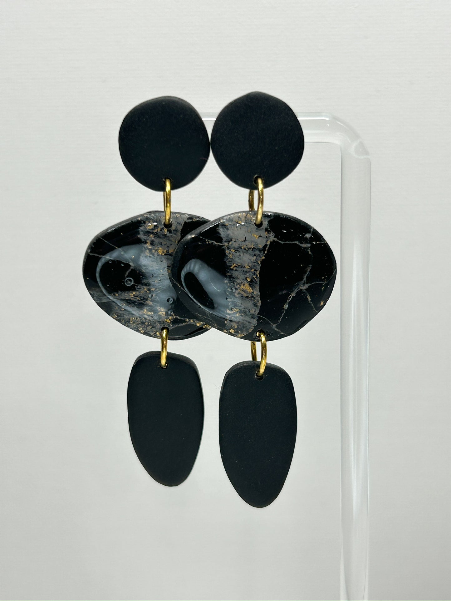 Moonstone Lux Matte Dangles Earrings