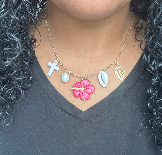 Hibiscus Bloom Necklace