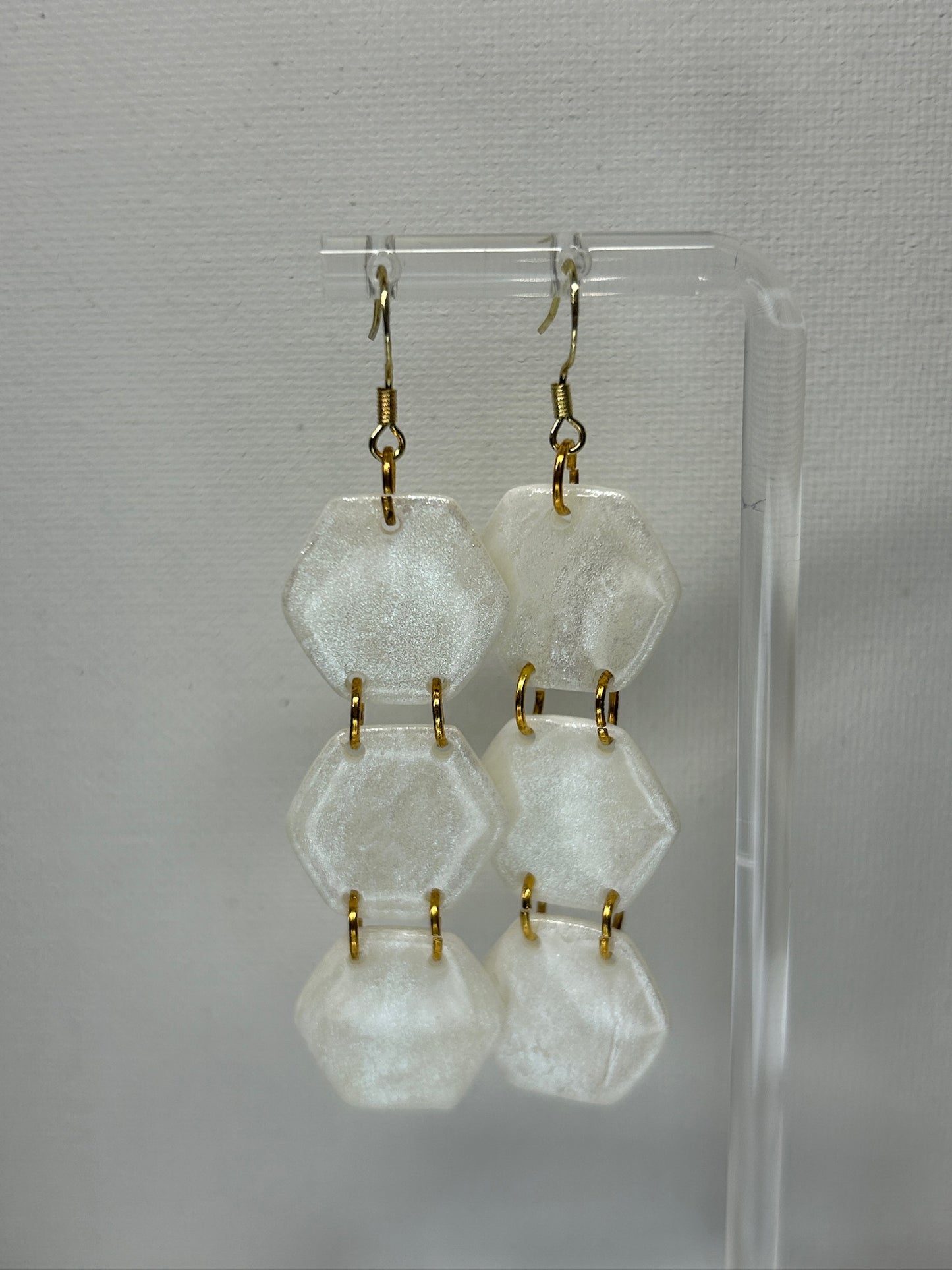 Luminous Pearl Dangle Earrings