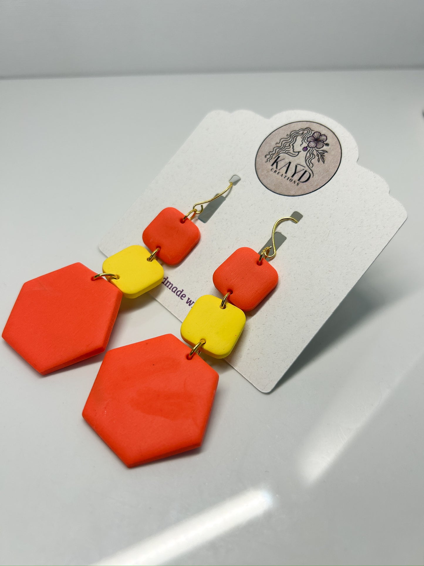 Radiant Heat Shapes Dangles Earrings