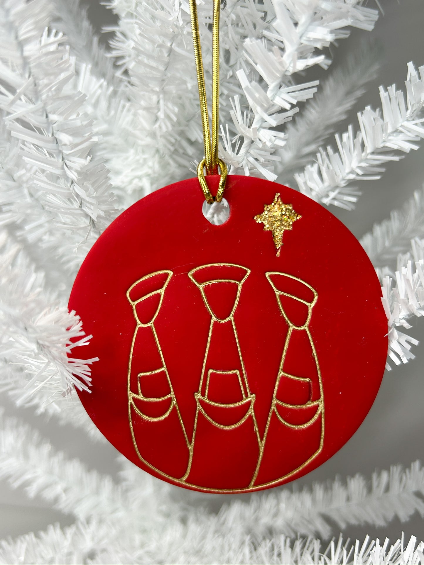 Christmas Tree Three Kings Ornament