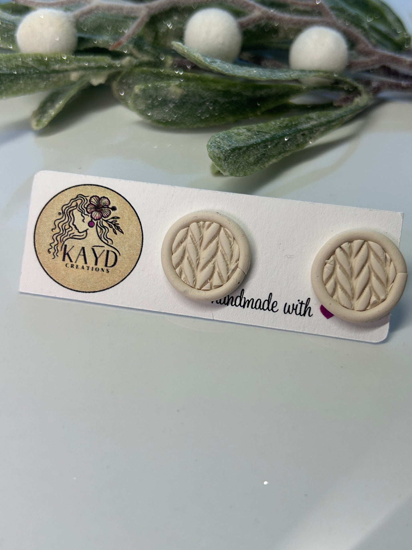 Sweater Weather Round Studs #2