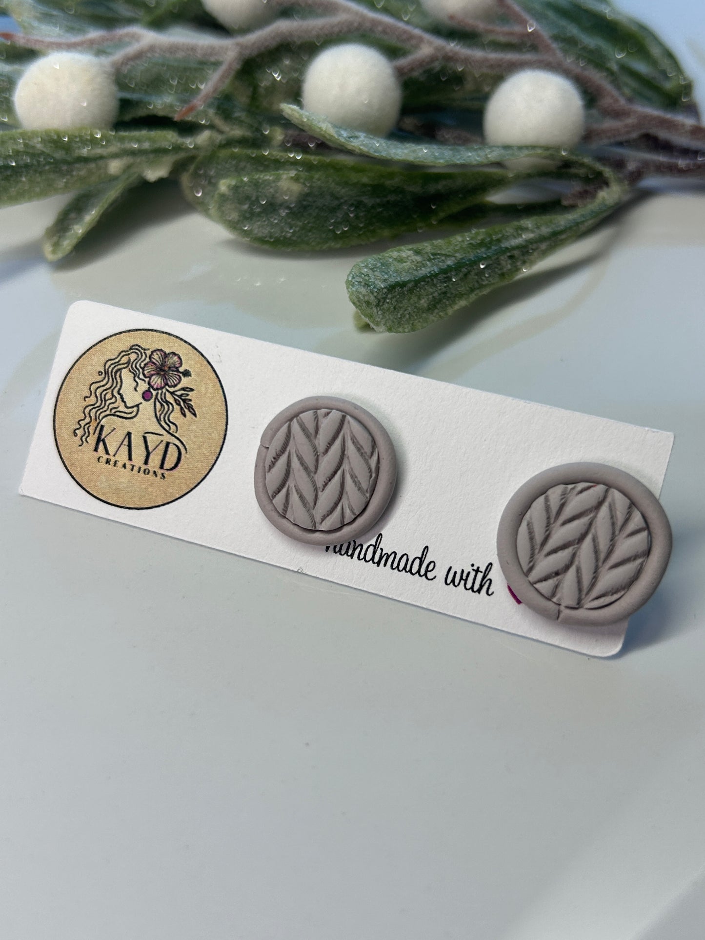 Sweater Weather Round Studs #2