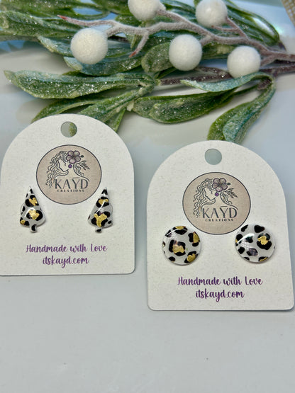 Wild Pinkmas Studs #4