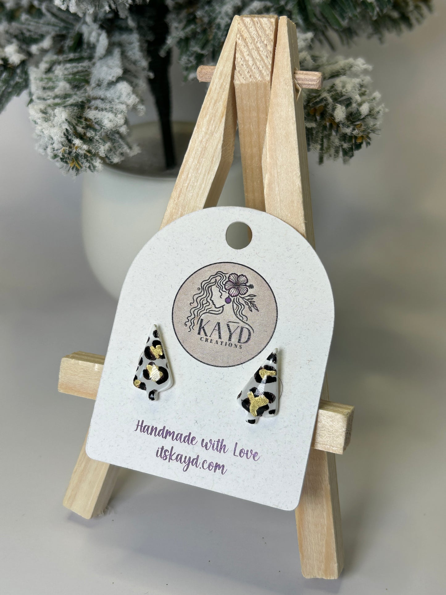 Wild Pinkmas Studs #4