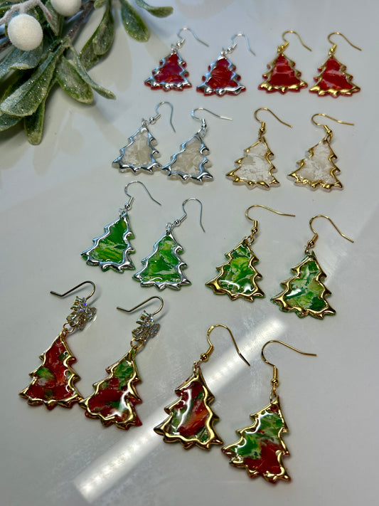 Holiday Gemstones Christmas Tree Dangles #1