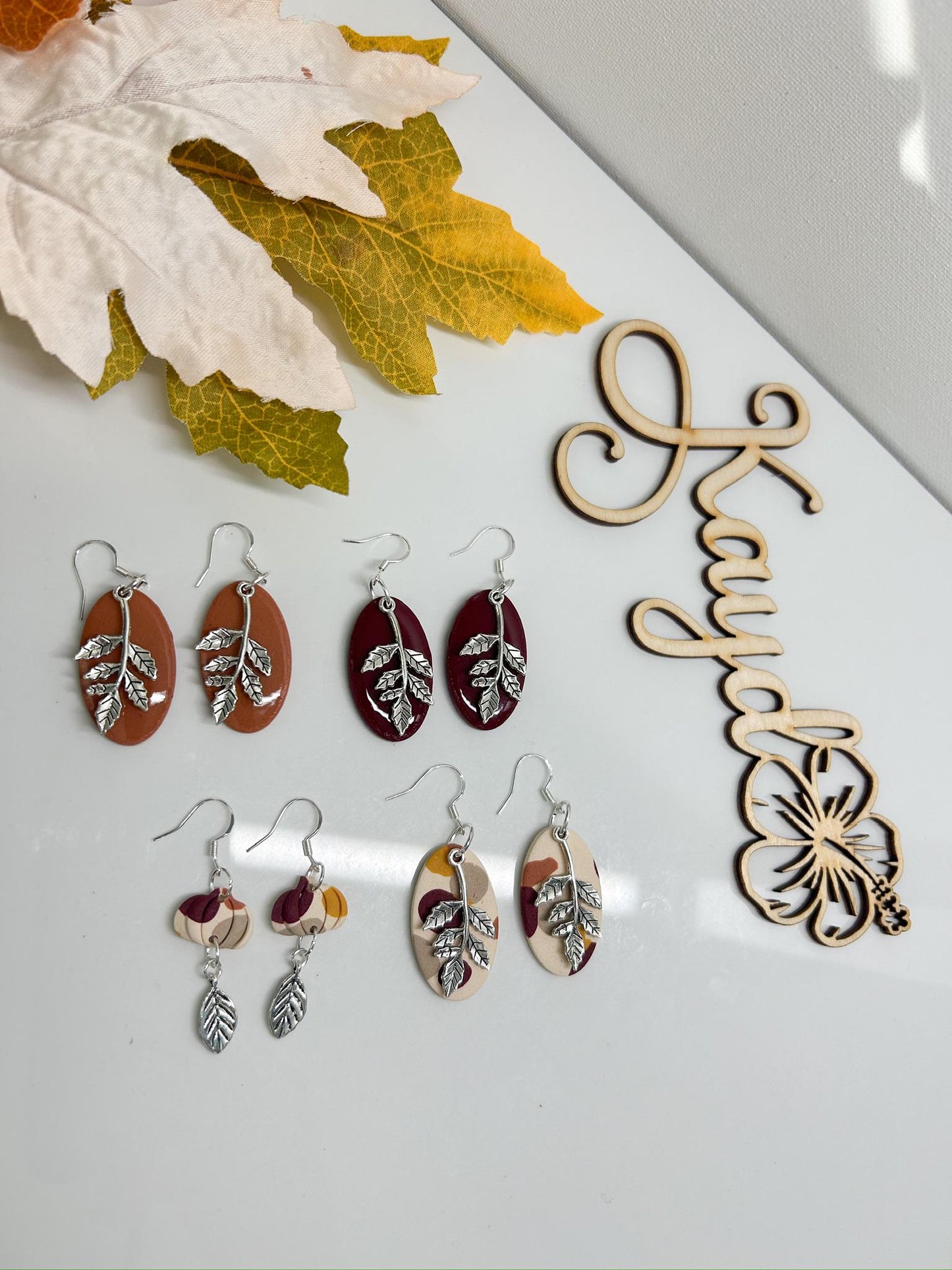 Fall Feels Collection Silver Leaf