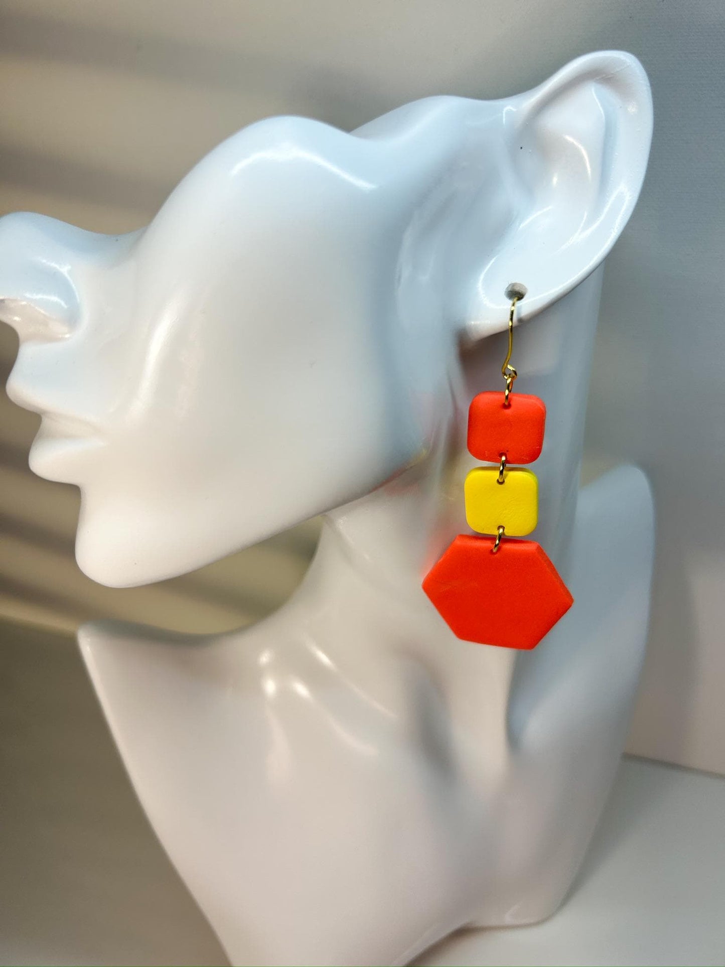 Radiant Heat Shapes Dangles Earrings