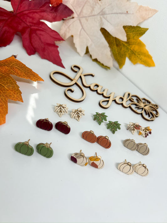 Fall Feels Collection Studs