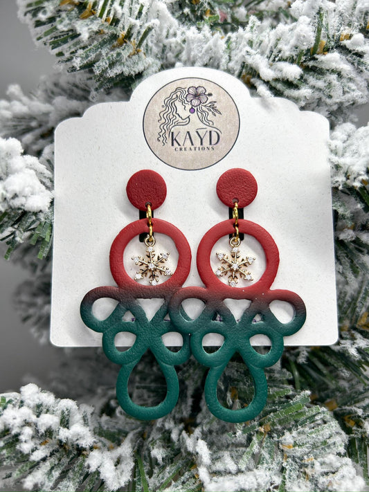 Christmas Classic Swirl Snowflake Collection