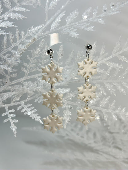 Pearl Snowflake Trio Collection