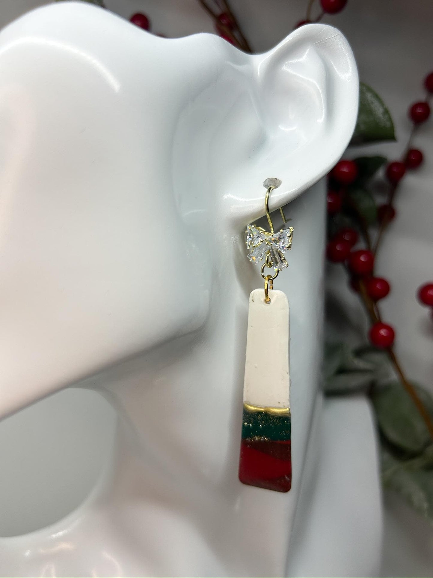 Classic Holiday Long Bow Dangle Collection