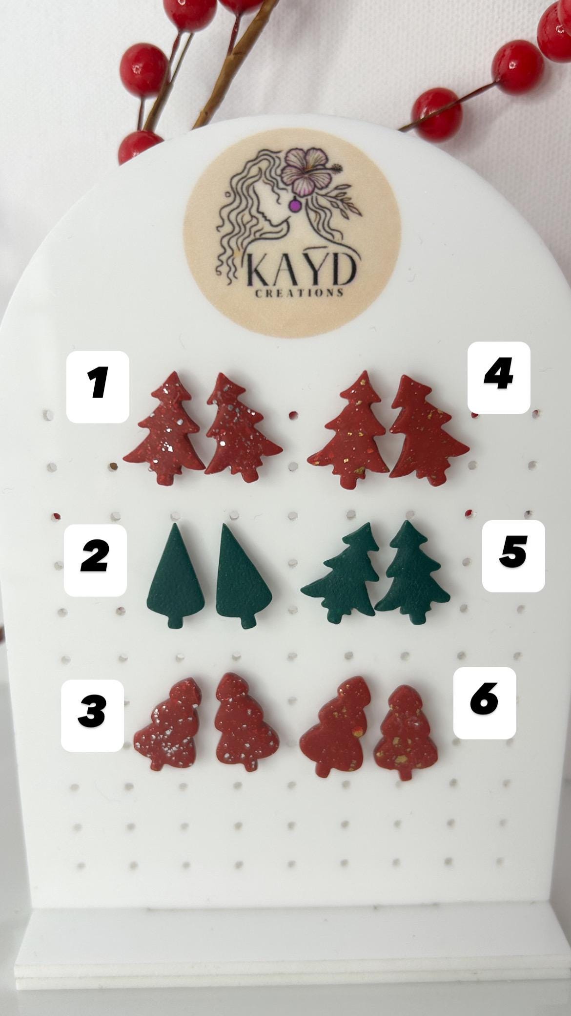 Christmas Classic Tree Studs Collection